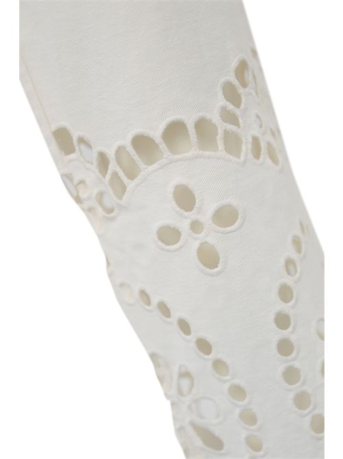Pantalone Rosabelle in denim sangallo Mc2 Saint Barth | ROSABELLE01570H DENIM SANGALLO 10 EMB